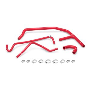 Mishimoto Ford Mustang EcoBoost Silikon Extra Slang Kit, 2015+ Röd