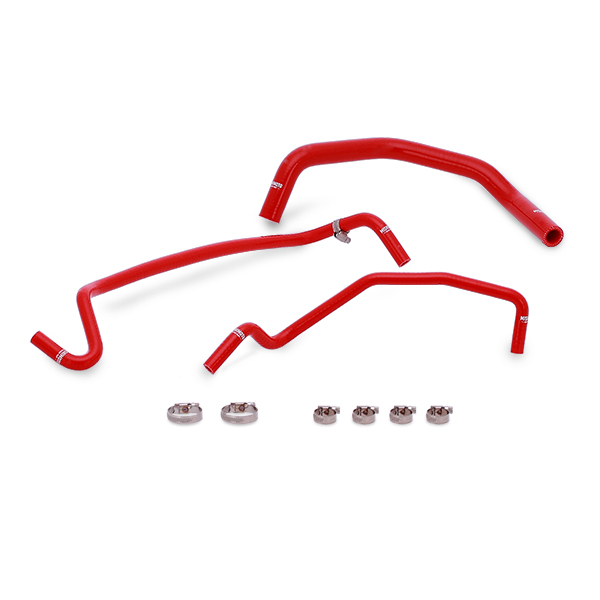 lmr Mishimoto Ford Mustang GT Silikon Extra Kylare Slang Kit, 2015+ Röd