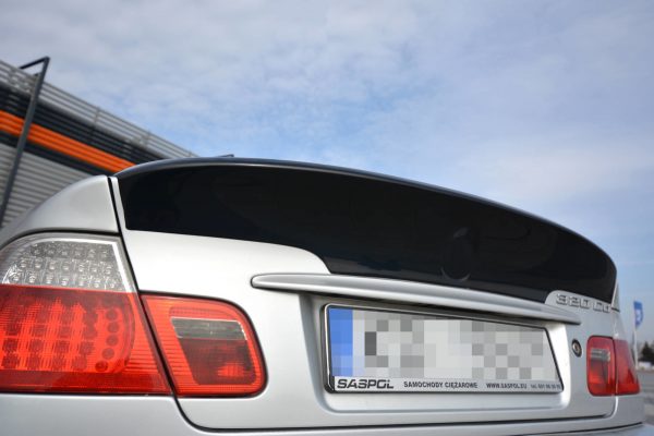 lmr Spoiler / Läpp Baklucka BMW 3 E46 Coupe Preface - M3 Csl Look - (Ej Lackerad)