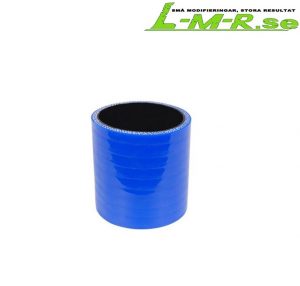 76mm silikonslang (3″) rak blå