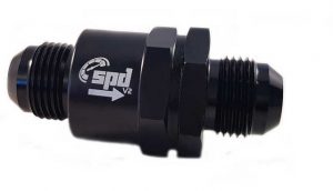 SPD V2 check valve full flow AN6 black