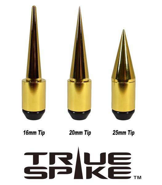 lmr True Spike Lug Nut Caps - Bullet - 25 mm / 51 mm