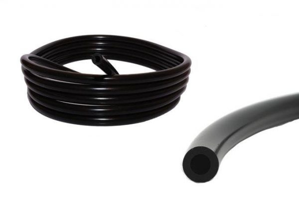 lmr Vacuum hose, Black 8mm