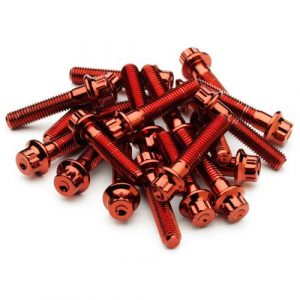 lmr M8x32 Splitbult / Monteringsbult Splitfälgar / Split Bolts - Röd - 160st