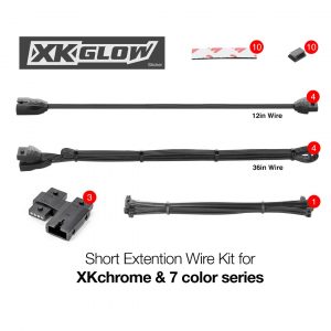 XKGLOW Förlängningskabel-kit Motorcykel