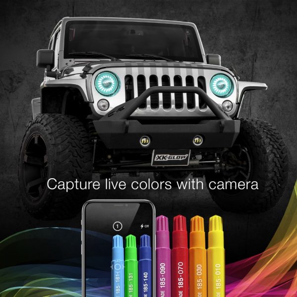 lmr XKGLOW 2x7"RGB Jeep Light