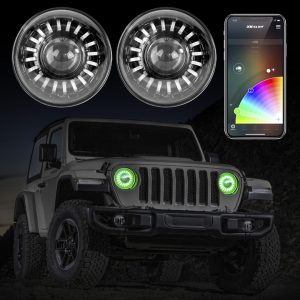 XKGLOW Jeep JL Headlights w/ Brackets