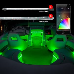 XKGLOW Båt ADVANCED App Ljus-Kit