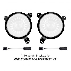 XKGLOW Jeep JL Headlight Brackets