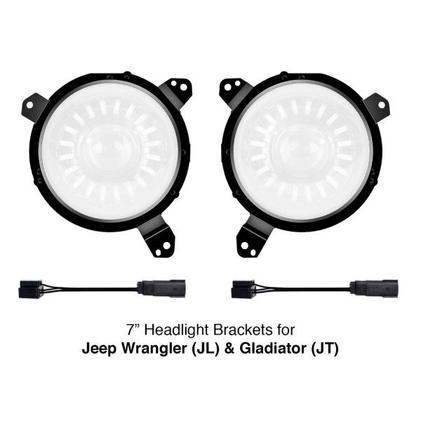 lmr XKGLOW Jeep JL Headlight Brackets