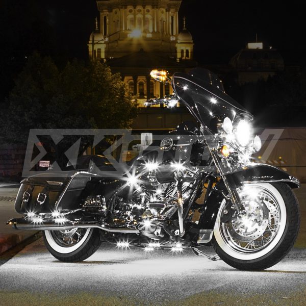 lmr XKGLOW White 10pc Moto Light Kit