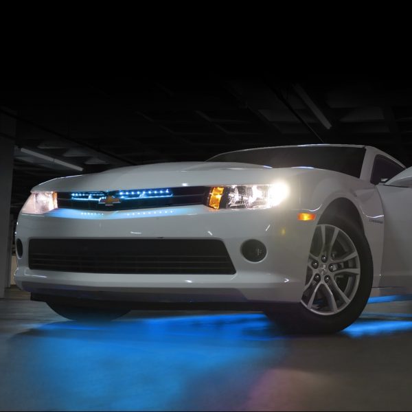 lmr XKGLOW Aqua/Ljusblå 8st Bil LED Neon / Underglow Kit