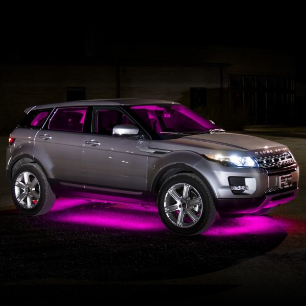 lmr XKGLOW Pink 8pc Car Kit LED Neon / Underglow