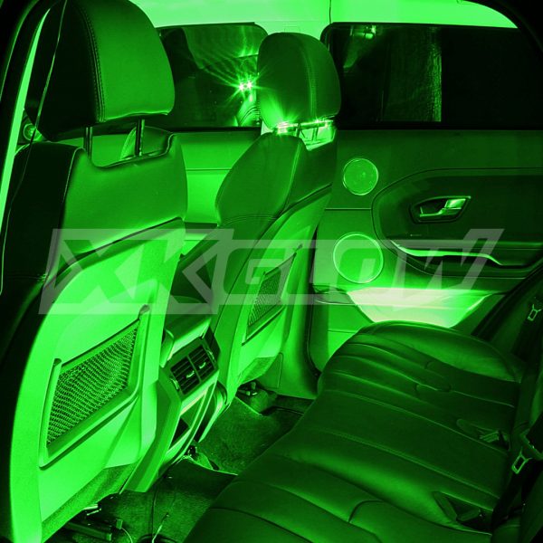 lmr XKGLOW Grön 4st Bil Ljus-Kit