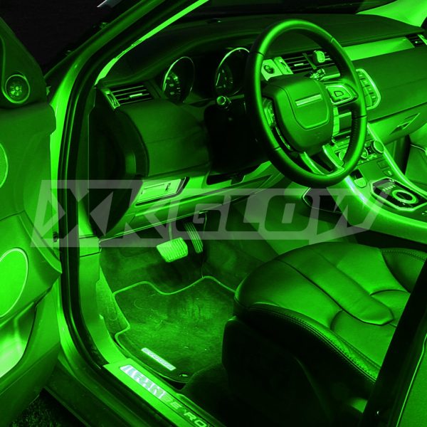 lmr XKGLOW Green 4pc Car Light Kit
