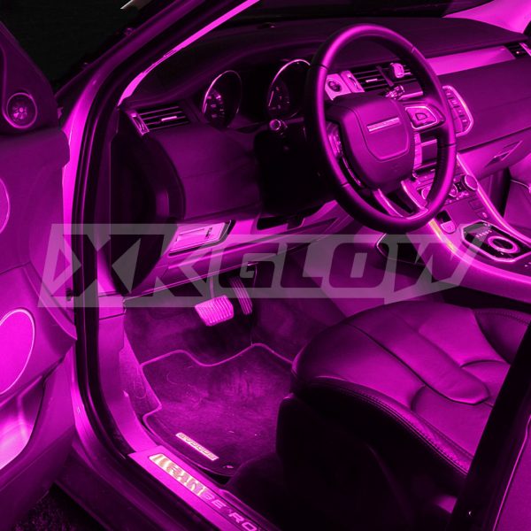 lmr XKGLOW Pink 4pc Car Light Kit