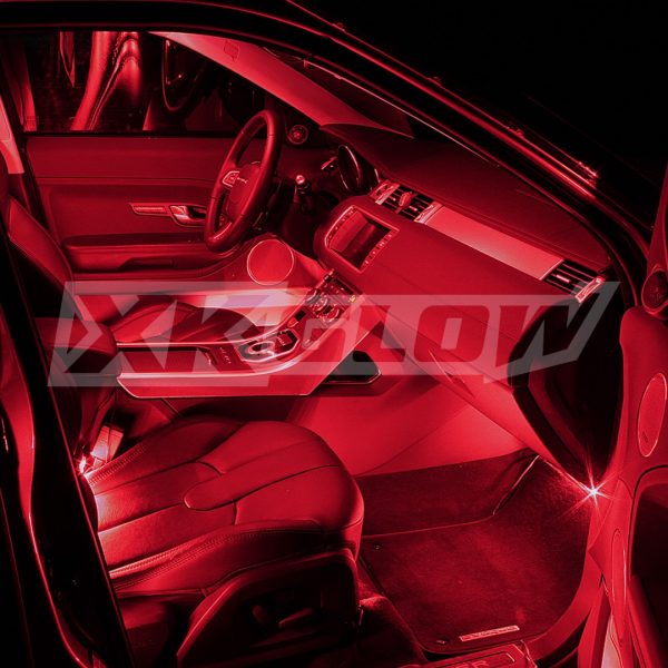 lmr XKGLOW Red 4pc Car Light Kit