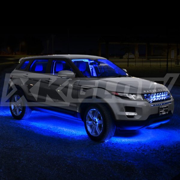 lmr XKGLOW Blue 12pc Car LED Neon / Underglow Kit
