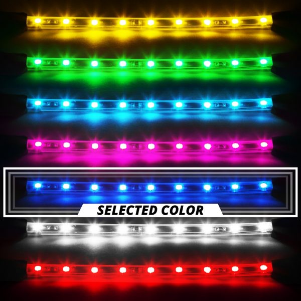lmr XKGLOW Blå 12-delars Bil LED Neon / Underglow Kit