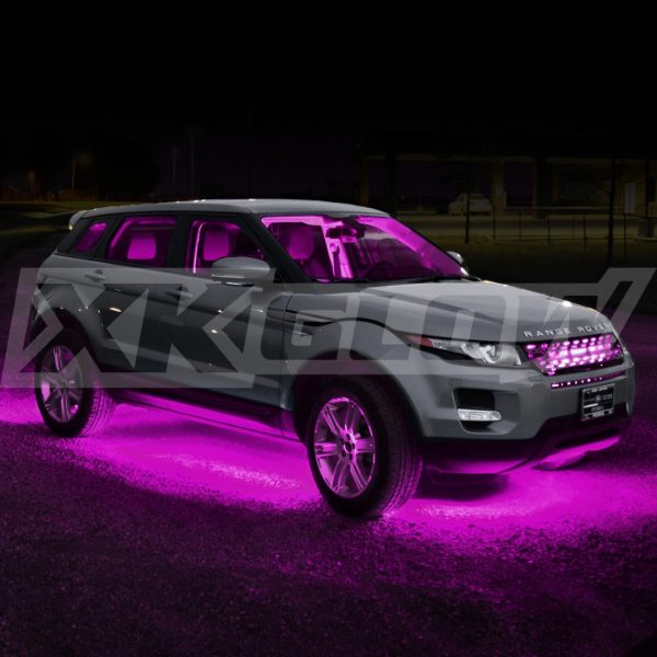 lmr XKGLOW Rosa 12-delars Bil Kit LED Neon / Underglow
