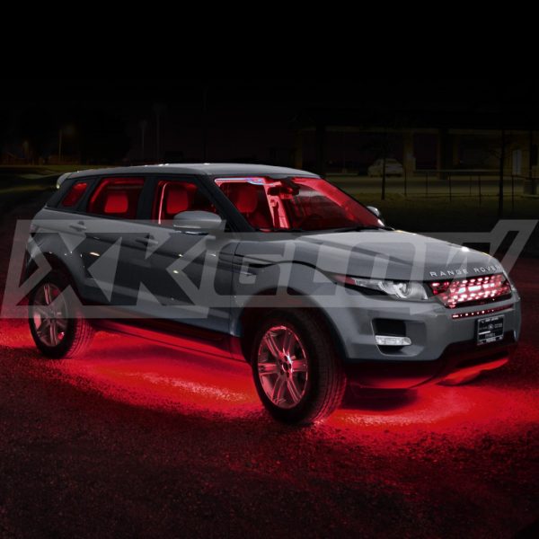 lmr XKGLOW Red 12pc Car Kit LED Neon / Underglow