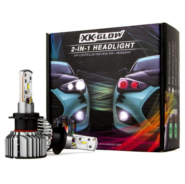lmr XKGLOW 2xRGB H4 Bulb Kit