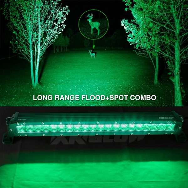 lmr XKGLOW 20" Grön LED-ramp / Arbetsbelysning