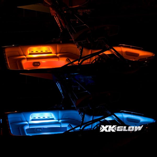 lmr XKGLOW 12-delars Ljus-Kit Million Color Båt