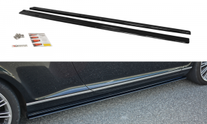 Side Skirts Diffusers Bentley Continental Gt / ABS Black / Molet