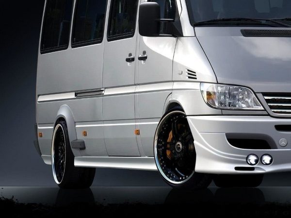 lmr Side Skirts Sprinter 1996-2006 - Different Sizes (4 Elements). This Side Skirts Fits Twin Wheels Version.
