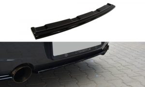 Central Rear Splitter BMW 1 F20/F21 M-Power (Without Vertical Bars) / ABS Black / Molet