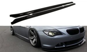 Side Skirts Diffusers BMW 6 E63 / E64 (Preface Model) / ABS Black / Molet