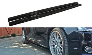 Side Skirts Diffusers Audi A5 S-Line / Gloss Black