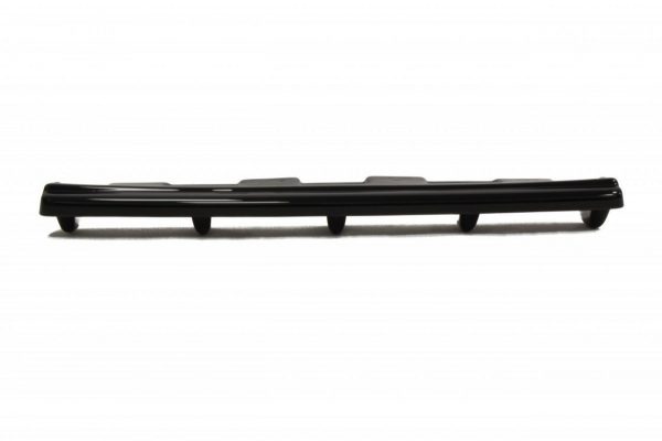 lmr Central Rear Splitter Mitsubishi Lancer Evo X (With Vertical Bars) / Gloss Black