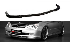 Front Splitter Mercedes Clk W 209 For Standard Version / ABS Black / Molet