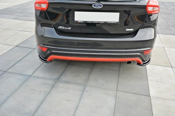 lmr Bakre Sidosplitters Ford Focus 3 St-Line (Facelift) / Blanksvart