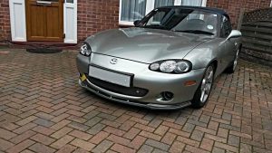 Front Splitter Mazda Mx5 Nb Facelift Model / Gloss Black