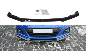 Front Splitter V.2 Subaru Brz Facelift / ABS Svart Struktur