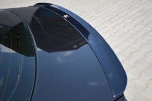 Spoiler Extension Audi A5 Sportback S-Line Mk1. Facelift (8T) / Blanksvart
