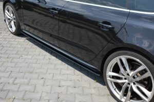 Sidokjolar Diffusers Audi A5 Sportback S-Line Mk1 Facelift (8T) / Blanksvart