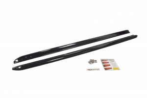 Side Skirts Diffusers Audi S3 8L / ABS Black / Molet