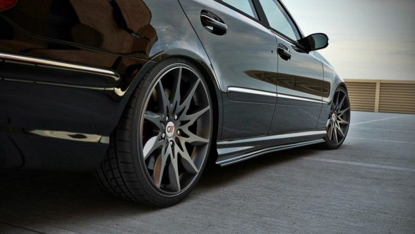 lmr Side Skirts Diffusers Mercedes E-Class W211 Amg / ABS Black / Molet
