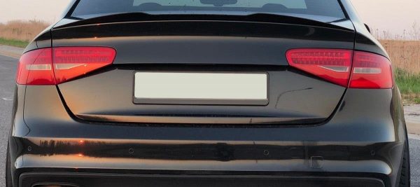 lmr Spoiler Cap Audi S4 B8 Facelift / Blanksvart