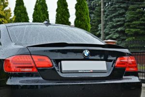 Spoiler Cap BMW 3 E92 Mpack / ABS Black / Molet