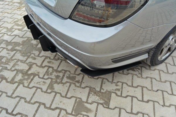 lmr Mercedes C W204 Amg-Line (Facelift) Rear Diffuser & Rear Side Splitters