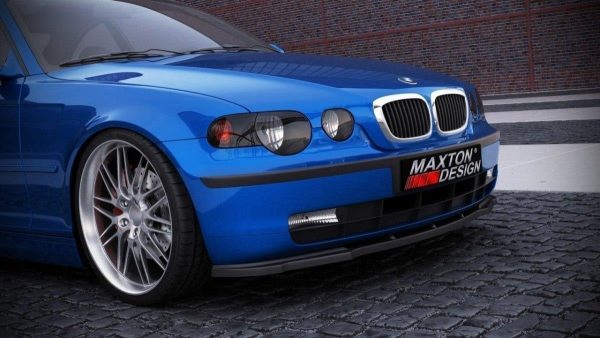 lmr Front Splitter BMW 3 E46 Compact / ABS Svart Struktur