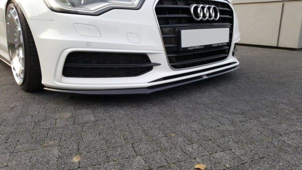 lmr Front Splitter Audi A6 C7 S-Line V.2 / Gloss Black