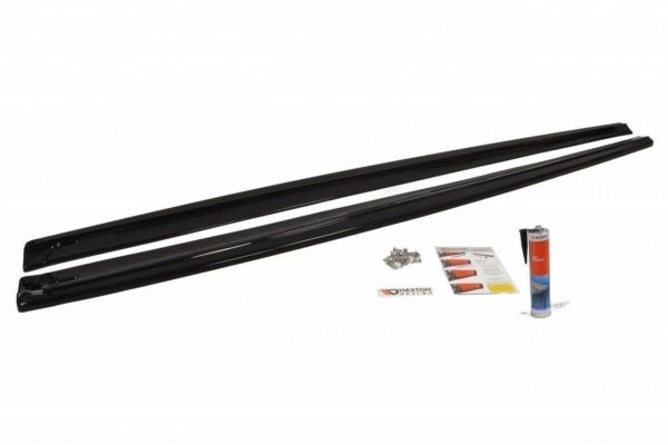 lmr Side Skirts Diffusers Seat Leon Mk2 Ms Design / Carbon Look