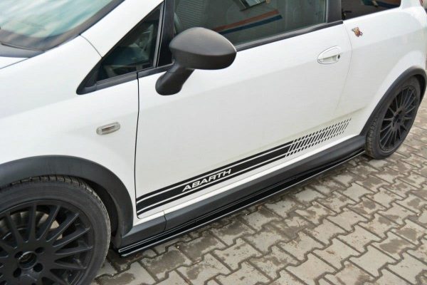 lmr Side Skirts Diffusers Fiat Grande Punto Abarth / ABS Black / Molet