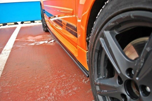 lmr Side Skirts Diffusers Ford Focus St Mk2 / Gloss Black